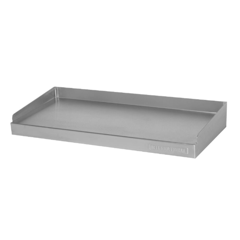 International REPP18 Repisa Apoyo A Pared Frente 180 cm, 180 x 30 cm, en acero inoxidable.