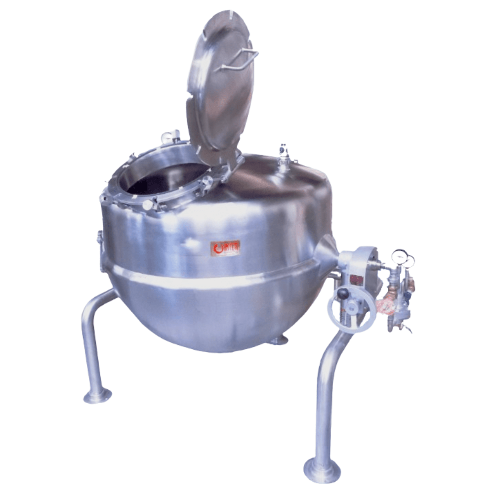 Intertecnica MMVX-125 Marmita Express de Volteo a Vapor Capacidad 522 litros NO INCLUYE Manguera de Llenado ni Accesorios - Marmitas - Intertecnica - KitchenMax Store