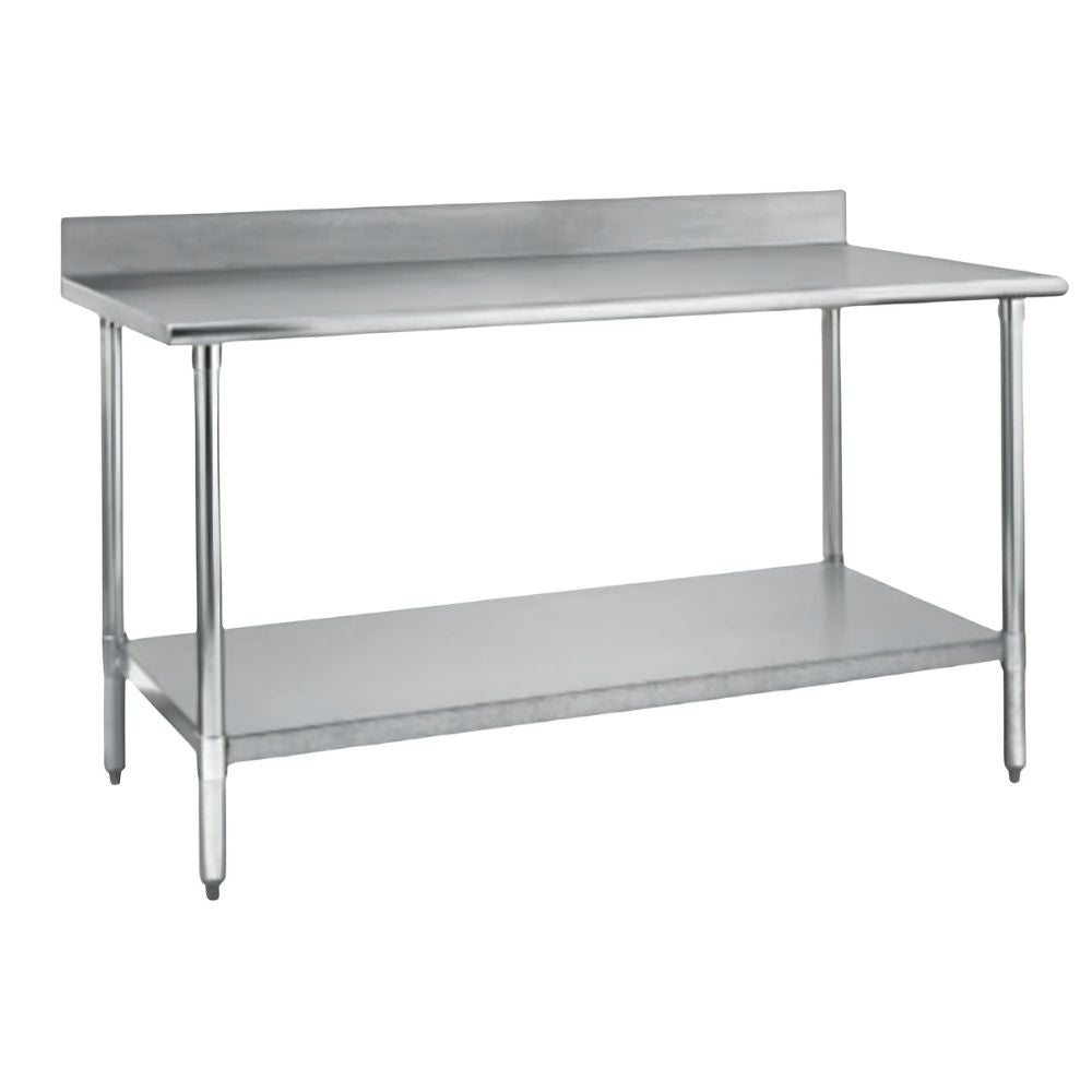 King MTL-200 Mesa Trabajo Lambrin 2 Mt  200 x 70 x 100 cm Acero Inoxidable Restaurante Cocina Económica Industrial Profesional Comercial Fondas Banquetes Cafeterías Panaderías Hoteles Catering Preparación Alimentos Comida Herramienta