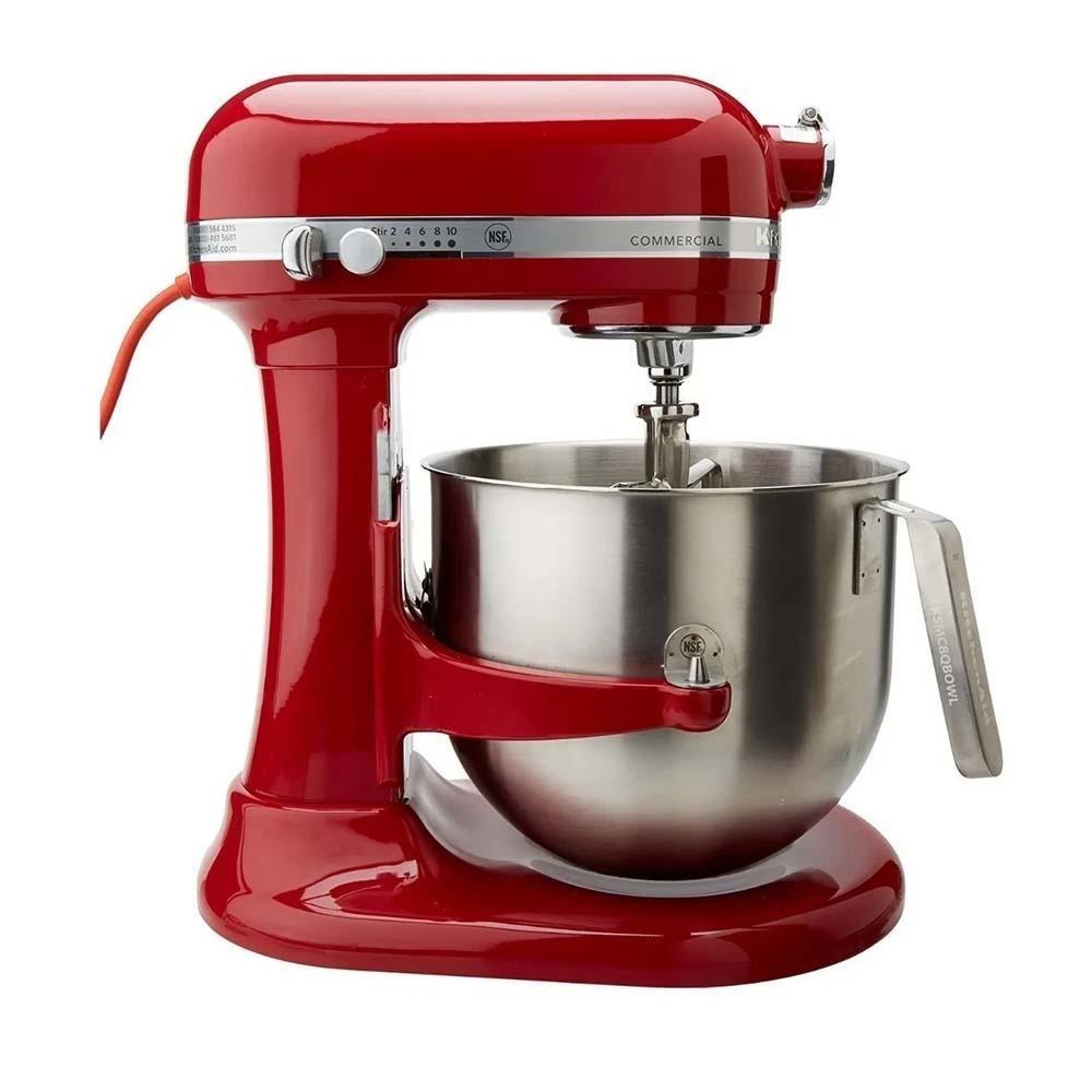 Batidora Kitchenaid KSM8990, batidora planetaria 7.6 lts, en acero inoxidable.