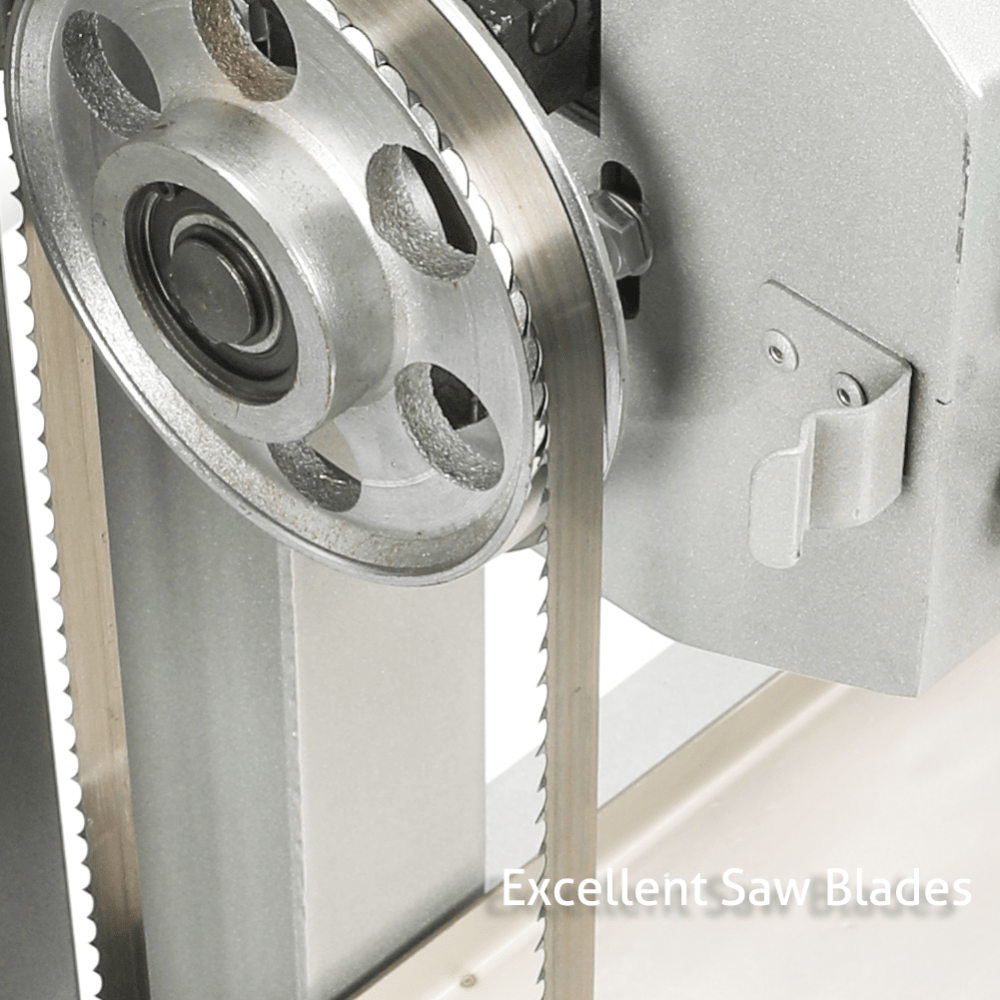 SIERRA KITCHENMAX STORE SIERRC | Sierra Carne y Hueso | 110V | Acero Inoxidable | Aluminio Fundido | Cocina Carnicería Supermercado Carne Congelada Res Puerco Pollo Pescado