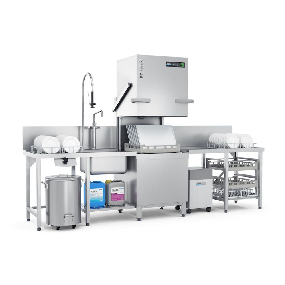 LAVAVAJILLAS WINTERHALTER 518V0077 PT-L V02  GASTRONOM | Lavavajillas de Capota | Acero Inoxidable | Hoteles Restaurantes Cafeterías Ambientada