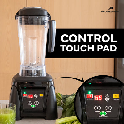 Licuadora Bali Equipment Pro Blender HS-5350 Touch Pro, licuadora comercial, en acero inoxidable.