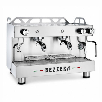 Máquina de Café Espresso Crt Moda 2GR Pm Ss 200-015-073, en acero inoxidable.