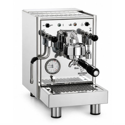 Maquina de Café Crt BZ10PM1GR 200-015-004, maquina de café italiana, en acero inoxidable.