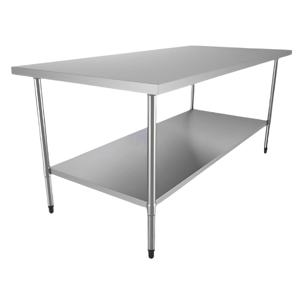 Mesa de Trabajo Metalcubas BA1800/700I, placa calefactora, en acero inoxidable.