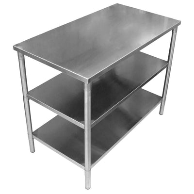Mesa Kitchenmax Store MLM1768853547, mesa isla, en acero inoxidable.