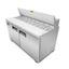 MESA REFRIGERADA RHINO MERSAL-60 | Mesa Refrigerada para Preparación | Capacidad de Almacenamiento: 15.2 Pies Cúbicos | Cocina Hotel Restaurante