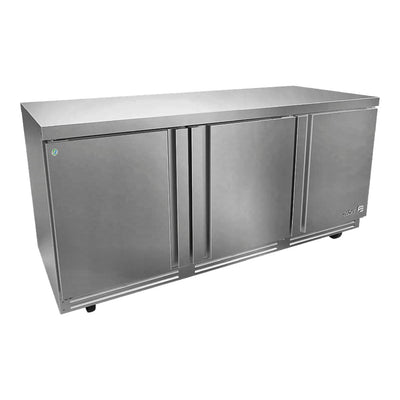 Mesa Refrigerada Asber AUTR-72-D6 P Hc, mesa bajo mostrador, en acero inoxidable.