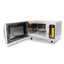 Microondas Rhino HOMIC-09D, horno de microondas digital, en acero inoxidable.