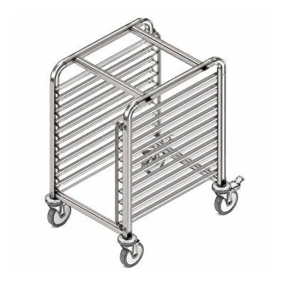 Espiguero Migsa 6063-T1, carro espiguero para 10 charolas.