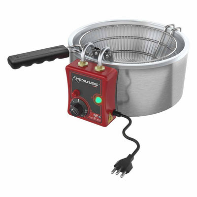 Metalcubas Tfre3 Freidora Eléctrica 1 Canastilla 3 Lts. Acero Inoxidable - Freidores - Metalcubas - KitchenMax Store