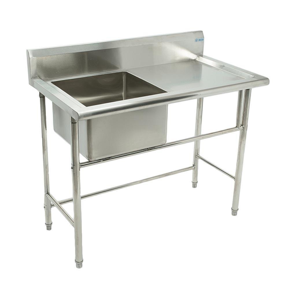 Migsa Bn-S09 Fregadero Sencillo Tarja Loza Restaurante Cocina Bar Hotel Lavatrastes Lavaloza Mobiliario Escurreplatos Lavar.  KitchenMax.Store. Envíos seguros a todo México. Cotiza hoy mismo.