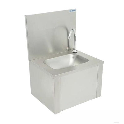 Migsa Bn-S23 Lavamanos Pared Funcionamiento Rodilla Negocios Restaurante Lavarte las Manos de Pared Cafeteria Bar.  KitchenMax.Store. Envíos seguros a todo México. Cotiza hoy mismo.