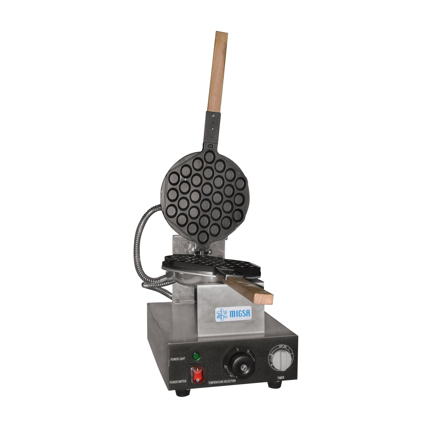 Migsa Hk-Q1 Wafflera De Burbuja Eléctrica Acero Inoxidable Termostato 120 V - Wafleras - Migsa - KitchenMax Store