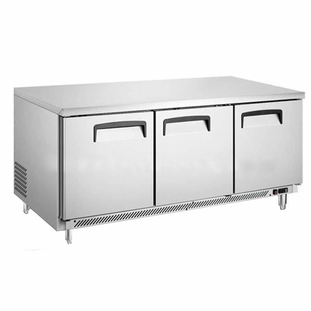 Migsa Uc-72C-3 Mesa Fria Refrigerada 3 Puertas Bar Restaurante Cafeteria Cocina Industrial Refrigerar Bajo Barra Conservar Comedor.  KitchenMax.Store. Envíos seguros a todo México. Cotiza hoy mismo.