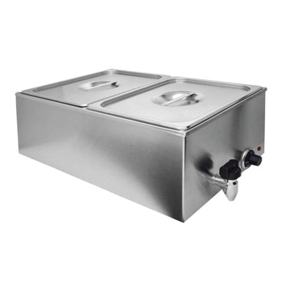 Migsa Zck165At-2 Baño Maria Rectangular 2 Insertos Buffet Guisos Platillos Comida Restaurante Hotel Industrial Estofado Sopas Comedor Industrial Catering.  KitchenMax.Store. Envíos seguros a todo México. Cotiza hoy mismo.