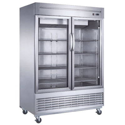 Migsa UR-54F-2G Congelador Vertical 2 Puertas Cristal Supermercado Tienda Abarrotes Cocina Restaurante Industrial Comedor Tienda de Convivencia Cremeria Carniceria Congelar.  KitchenMax.Store. Envíos seguros a todo México. Cotiza hoy mismo.