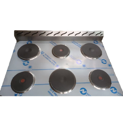 PARRILLA DELTA  3-6-E-TOP-OUTLET | Parrilla 6 Quemadores | Eléctrico | Acero | Restaurante Bistró Local