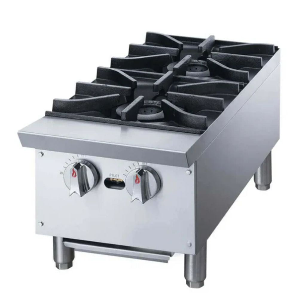 MIGSA XRB-2-MG | Parrilla | Restaurante Bistro Buffet | 2 Quemadores | Acero Inoxidable | Cafetería Restaurante Banquetera Bufetera Local Comercial Puesto comida Taquiza Bistró Buffet Catering Italiano Cafetería Bistró Canapés Taquiza Alitas Mariscos