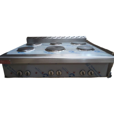 PARRILLA DELTA  3-6-E-TOP-OUTLET | Parrilla 6 Quemadores | Eléctrico | Acero | Restaurante Bistró Local  *Producto Único Seminuevo/Usado*