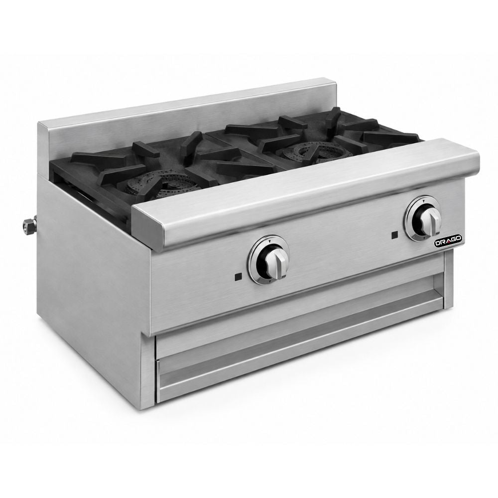 Parrilla Drago CG-20 Slim GPA-200-01, en acero inoxidable.