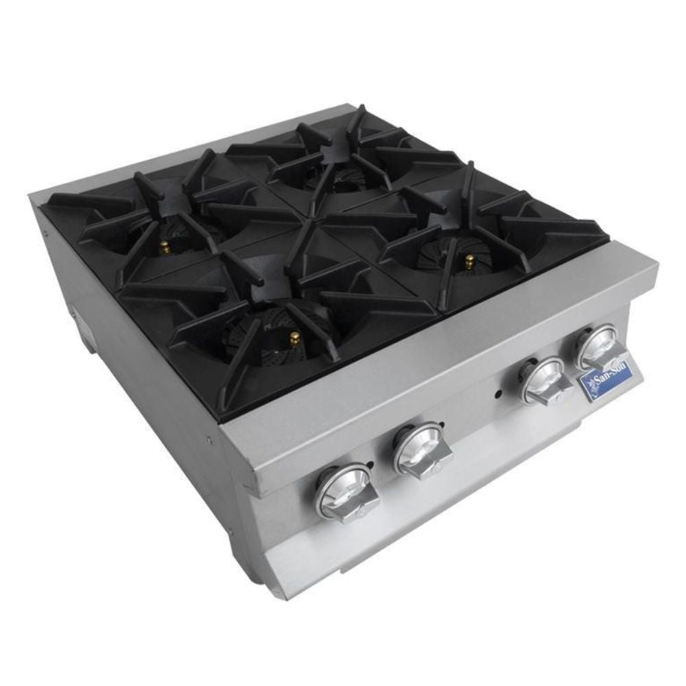 Parrilla San Son SS4Q, gas, en acero inoxidable.