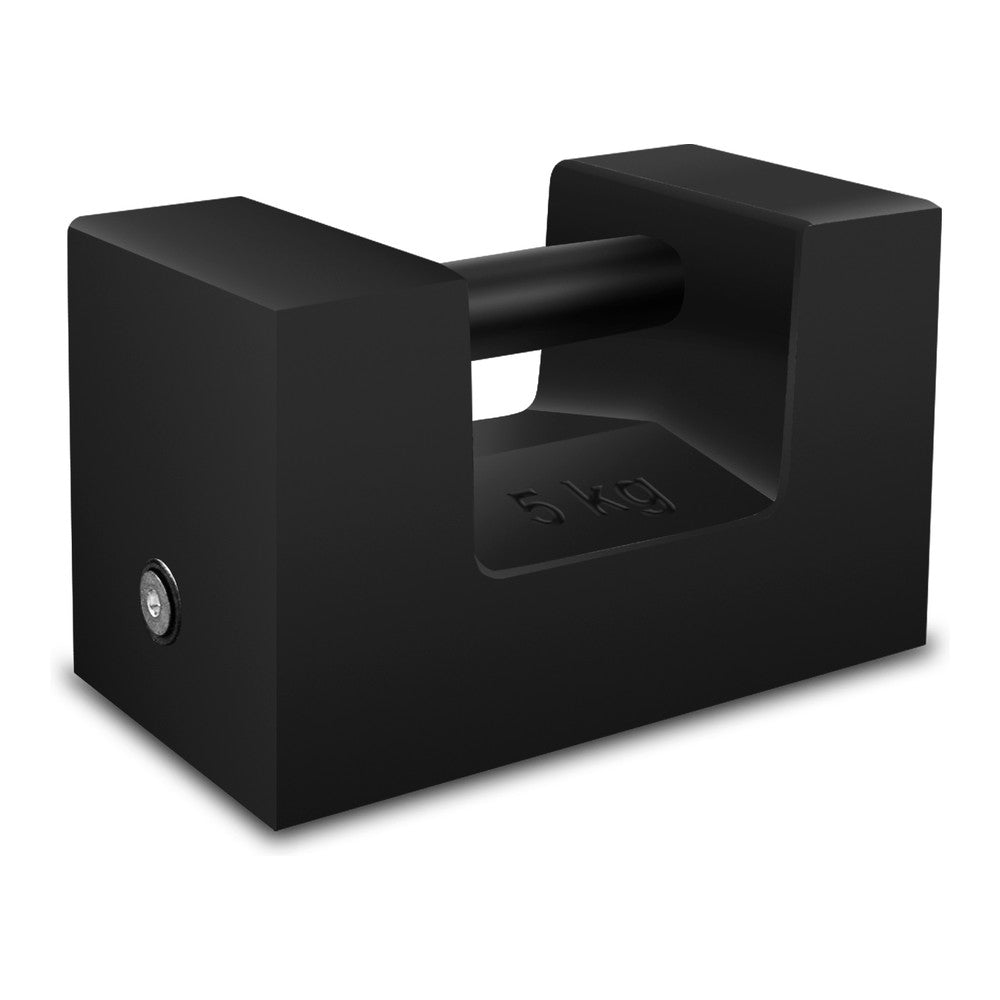 PESA PATRÓN RHINO PESA-5S | Pesa Patrón Alta Densidad 5 kg | Clase M1 | Hierro Fundido | Calibración de Básculas Comercio Industria
