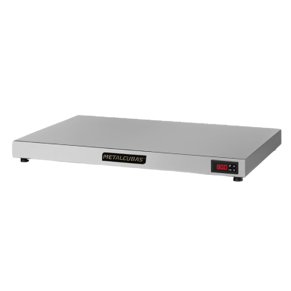 Placa Calefactora Metalcuba PAM700, en acero inoxidable.