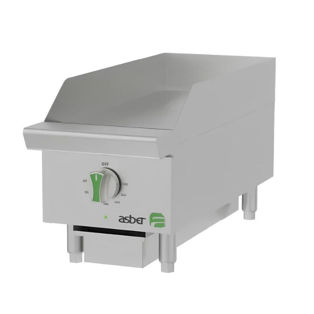 PLANCHA ASBER AETG E 12 EM | Plancha Eléctrica EMERALD LINE | 1 Resistencia | Restaurante Cafetería Carne Pollo Tacos Hamburguesas Hot Dog Tacos Barbacoa Tacos Dorados Tortas Panini Restaurante Comedor Cocina Industriales Negocio Fonda Taqueria Cenaduria 