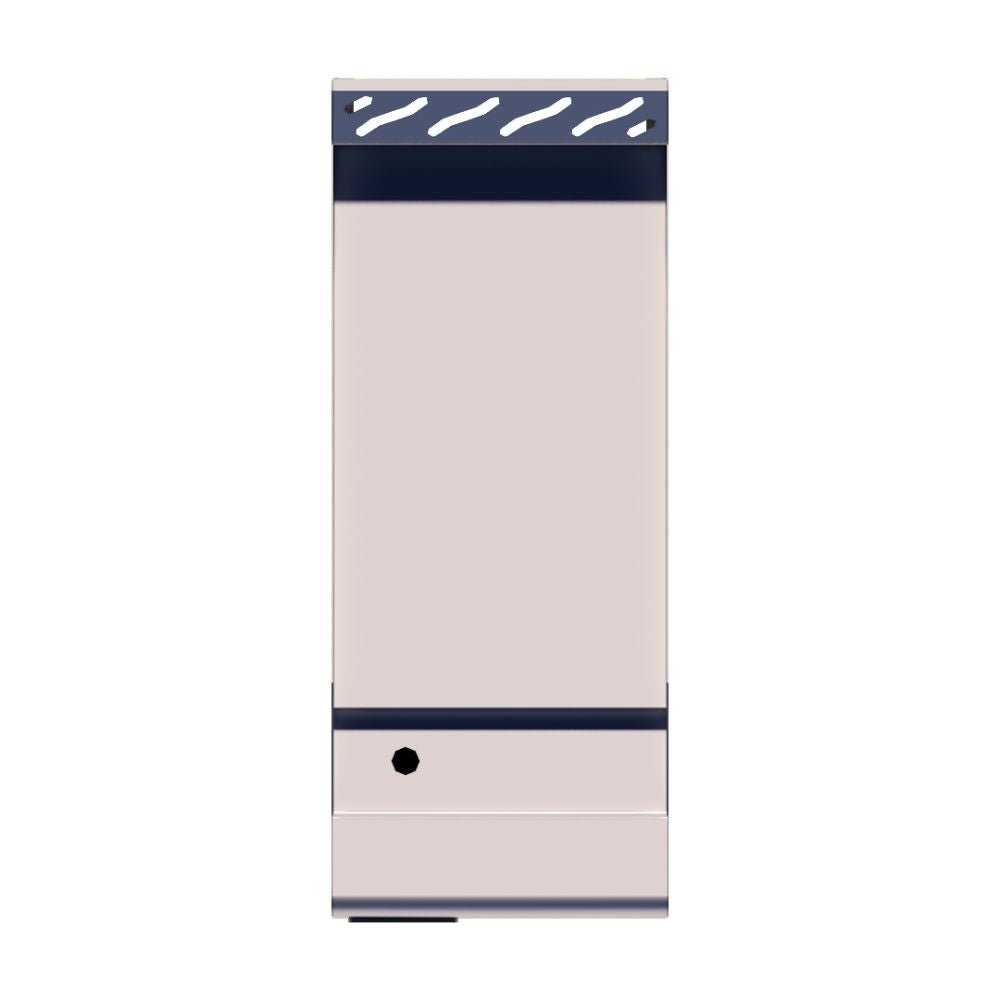 Plancha Delta 1-G, en acero inoxidable.