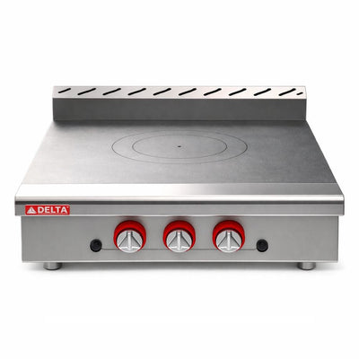 Plancha Delta 3-PF Top, plancha francesa, en acero inoxidable.