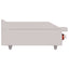 Plancha Delta 4-G, en acero inoxidable.