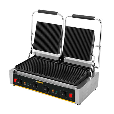 PLANCHA RHINO PLANPA-3600 | Plancha Panini | Electrica |Hierro Fundido | Restaurante Hotel Cafeteria