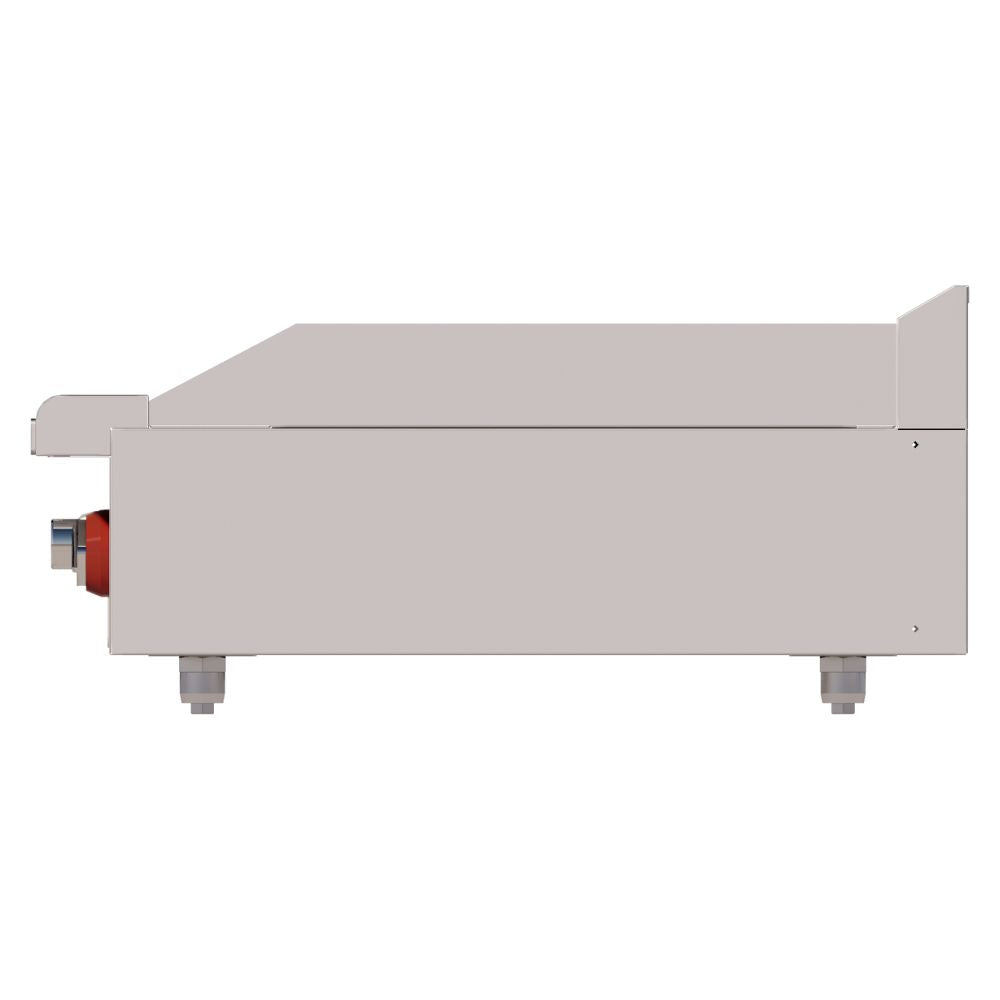 PLANCHA DELTA 2-G | Plancha 61 cm | Gas | Cajón Recolector | Restaurante Hotel Cafetería | Plancha Dos Quemadores Tipo H Acero Inoxidable Acero Aluminizado Restaurante Bar Cafeteria Preparacion de Alimentos