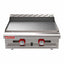 Plancha Delta 2-G, en acero inoxidable.