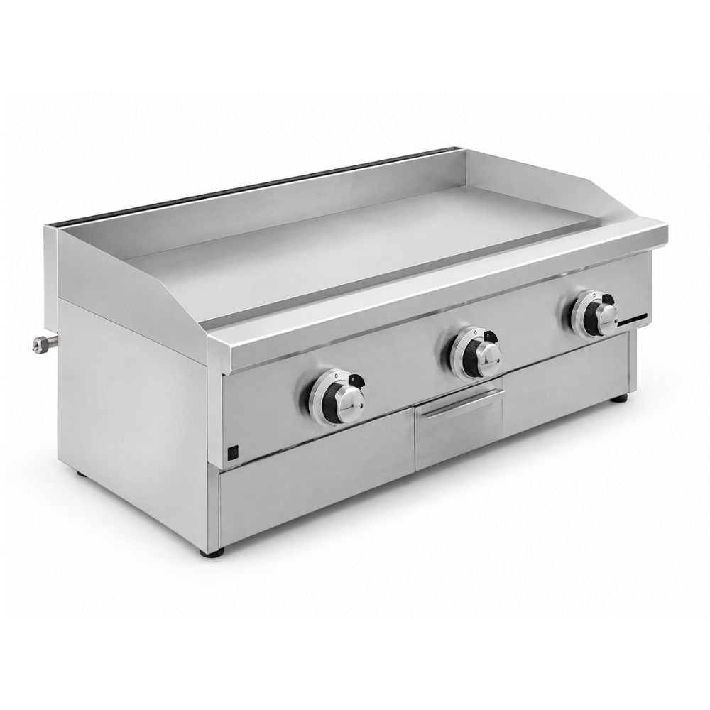 Plancha Drago PG-3 Slim GPL-003-15, en acero inoxidable.
