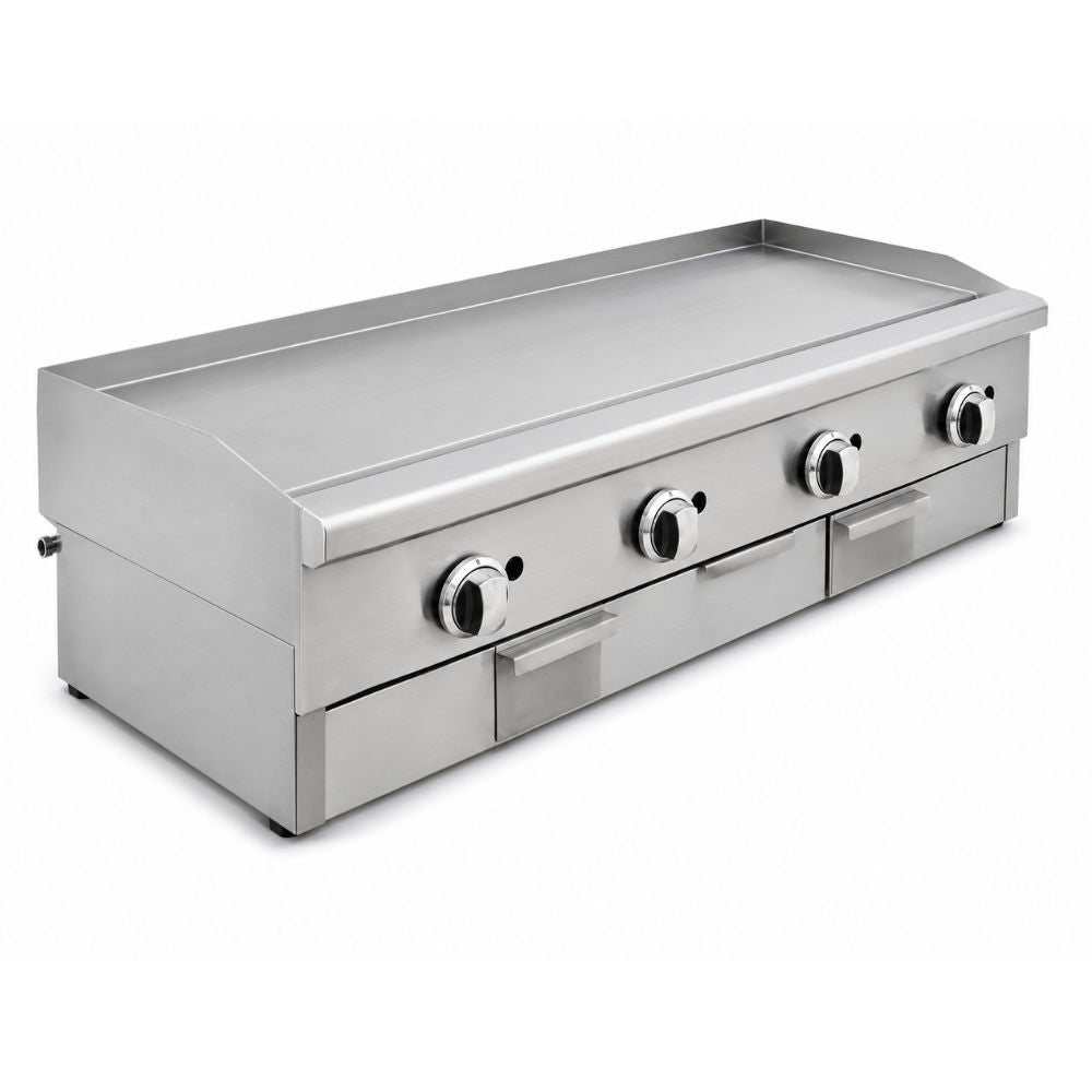 Plancha Drago PG-4 Slim GPL-004-15, en acero inoxidable.
