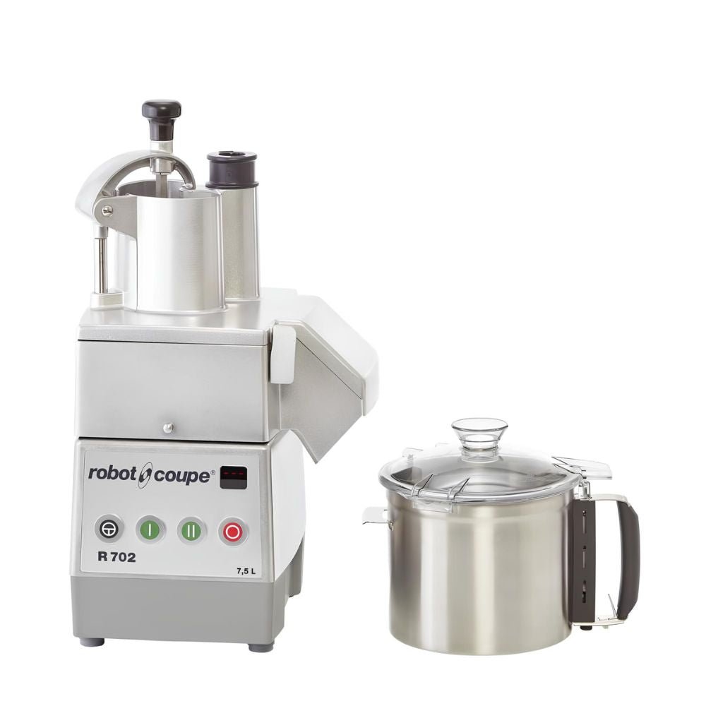 Procesador de Alimentos Robot Coupe R702, procesador de alimentos combinado, en acero inoxidable.