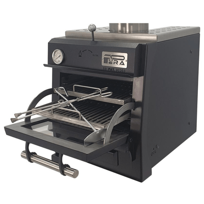 PIRA 50 BLACK 400.101 Horno para Carbon y Leña Cocina Restaurante Profesional Chef Buffet Cortes Carnes