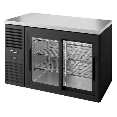 Refrigerador Bajo Barra True TBR52-RISZ1-L-B-11-1, en acero inoxidable.