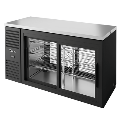 Refrigerador Bajo Barra True TBR60-PTSZ1-L-B-11-11-1, en acero inoxidable.