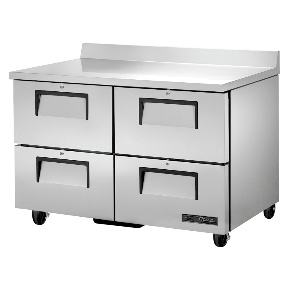 Refrigerador Bajo Mostrador True TWT-48D-4-HC, refrigerador con cajones, en acero inoxidable.