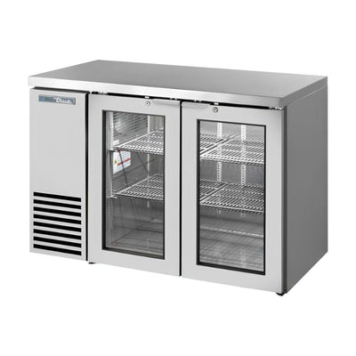 REFRIGERADOR CONTRA BARRA TRUE TBB24-48-2G-Z1-SFT-S-1 | Refrigerador Contra-Barra | 2 Puertas Cristal | Acero Inoxidable | Restaurante Bar Cafetería Refrigerar Congelar Cocina Comedor Cocina Industrial Conservar Bar Restaurante Cervecería