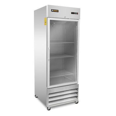 REFRIGERADOR RHINO REVECRI-23 | Refrigerador Vertical | 1 Puerta Cristal | Capacidad: 21 Pies Cúbicos | Cocina Hotel Restaurante