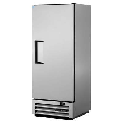 Refrigerador True T-12F-HC, refrigerador vertical, en acero inoxidable.