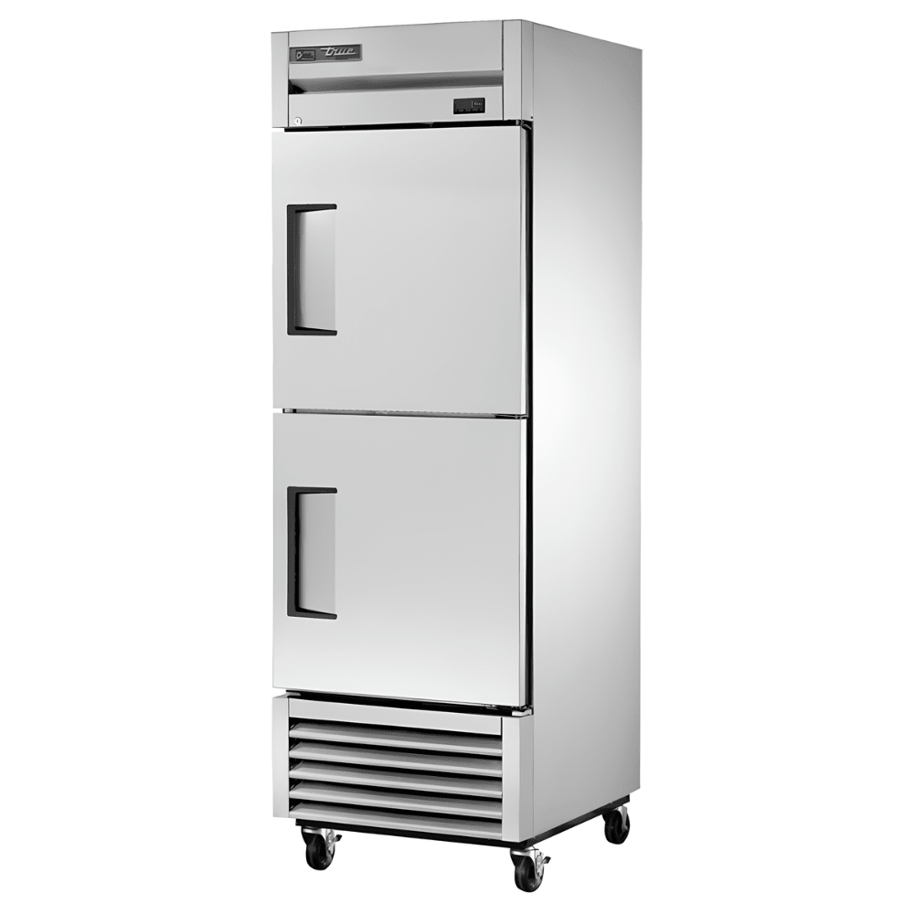 Refrigerador True TS-23F-2-HC, refrigerador vertical, en acero inoxidable.