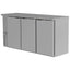 REFRIGERADOR ASBER ABBC-24-72 HC / S-HC | Refrigerador Contra Barra | 3 Puertas Solidas | 6 Parrillas | 18.3 Pies Cúbicos | Eléctrico | Bar Bistro Comedor | Restaurante Bar Cervecería Bebidas Frías 