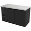 REFRIGERADOR ASBER ABBC-58 HC / S-HC | Refrigerador Contra Barra | 2 Puertas Solidas | 4 Parrillas | Eléctrico | Acero Inoxidable | Fonda Bistró Bar | Cafetería Bebidas Frías Cerveza