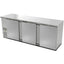 REFRIGERADOR ASBER ABBC-94G HC/SG-HC | Refrigerador Contra Barra | 3 Puertas | 6 Parillas | 34.4 Pies Cúbicos | Cerradura | Bar Restaurante Cervecería | Bar Restaurante Cervecería Bar Restaurante Cervecería Cocina Habitación Departamento Bebidas Cerveza 